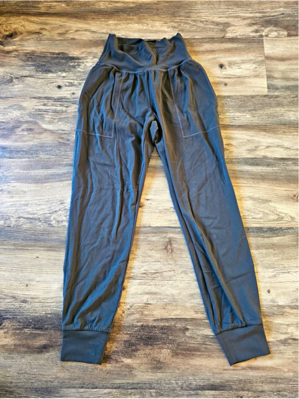 Athleta Powervita Womens Jogger Pants 2XS Gray Pull On Stretch Pockets Yoga